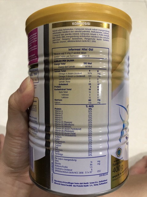 kandungan susu nan pro 1