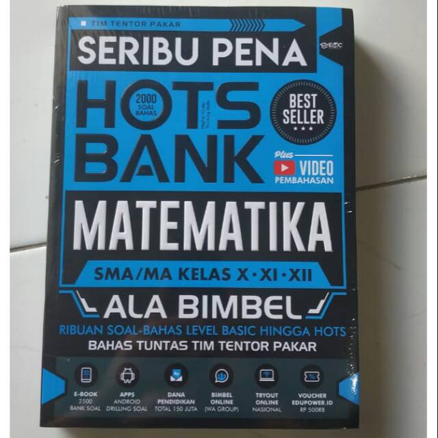 

Terlaris ✨ - SERIBU PENA HOTS BANK MATEMATIKA SMA/MA KELAS X XI XII3.1.23