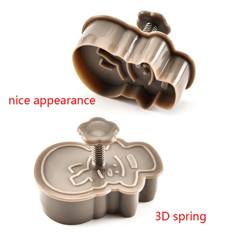 Zzz 4pcs / Set Cetakan Kue / Cookies Bentuk Manusia Salju / Snowflake 3D Untuk Pesta Natal