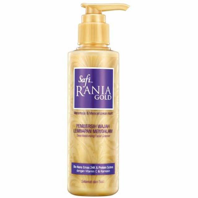 Safi Rania Gold Pembersih wajah kelembaban mendalam