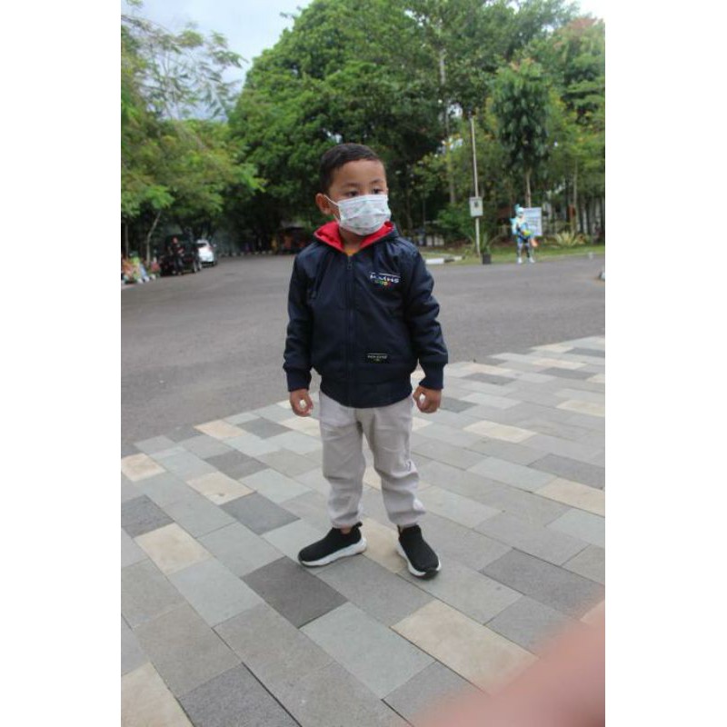 Jaket anak BB/BOLAK-BALIK/captain nallow/switer abu