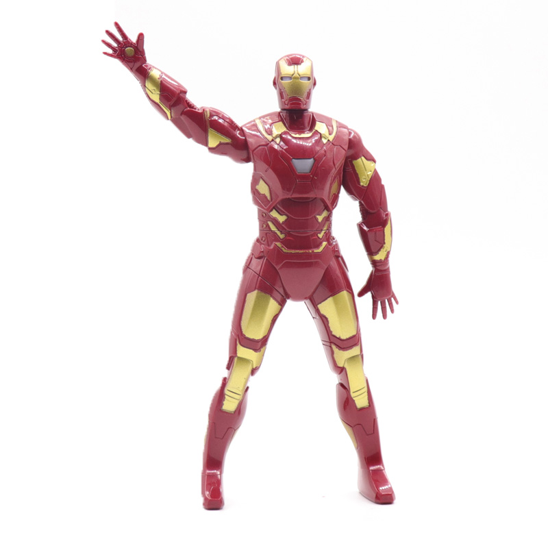 1pc Mainan Action Figure Marvel Super Hero Bahan PVC Dapat Berputar 360 Derajat° Action Figure Spiderman Hulk Iron Man Untuk Koleksi / Hadiah