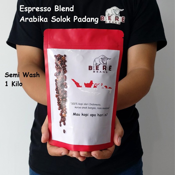 ESPRESSO BLEND Arabika Solok 1 KILO 1KG  Es Kopi Susu  Coffee Bean Beans