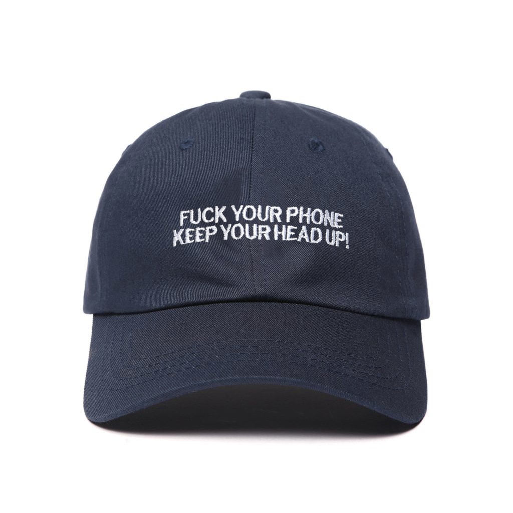 WOLES Fyp Cap / Topi Navy Blue