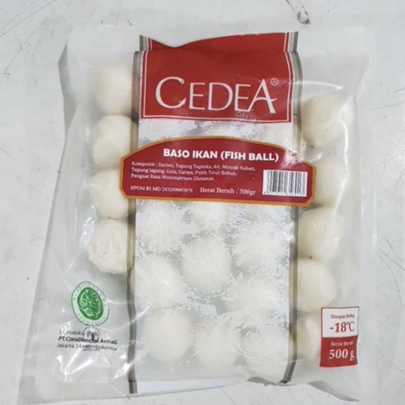 

CEDEA Bakso Ikan Besar Fish Ball 500gr