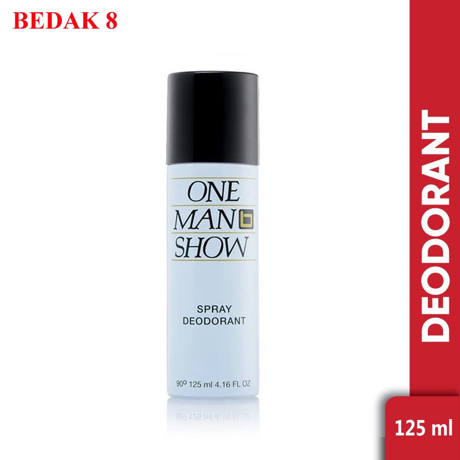 ONE MAN SHOW DEODORANT SPRAY 125 ML PUTIH