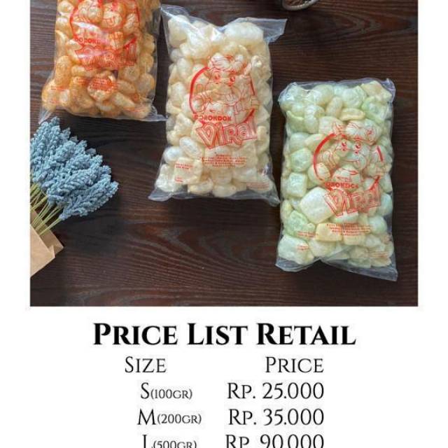 

Kurupuk kulit "DOROkDOk VIRAL
