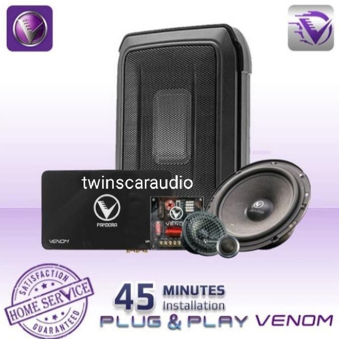 paket audio mobil venom 3way /paket audio venom express Pro 3way