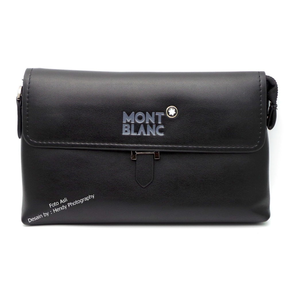 DOMPET HANDBAG BRANDED KULIT IMPOR MURAH | MONTBLANC 1610-2 BLACK