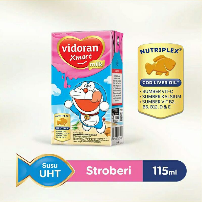 

UHT VIDORAN XMART 115ML COKLAT ATAU STRAWBERRY