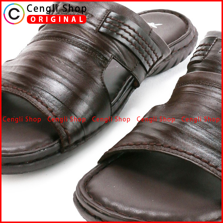 PLAYBOY SANDAL KULIT CASUAL PRIA BRANDED ORIGINAL TERBARU PLI4