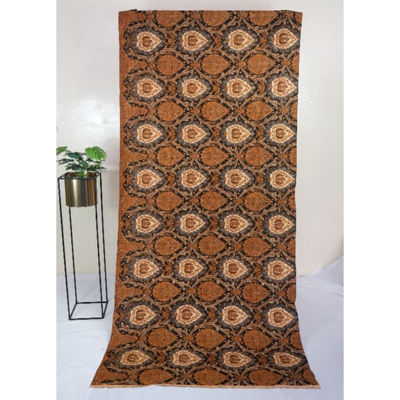 Bahan Batik Kombinasi Tulis Motif Bokor Kencono