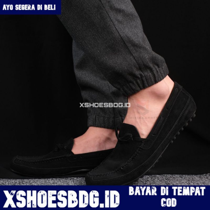 XSHOESBDG | Sepatu Kasual Slip On Pria Kulit Suede Casual Pria Nongkrong Main Trendy Terbaru 2020