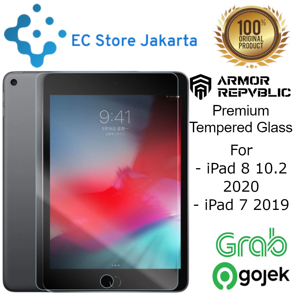 Armor Repvblic Tempered Glass iPad 8 10.2 Inch 2020 / iPad 7 2019