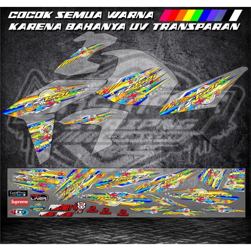 STIKER STRIPING TRANSPARAN VIXION NVA
