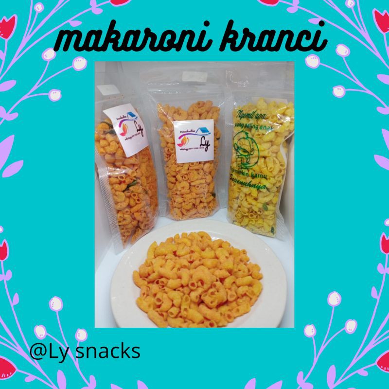 

makaroni kranci/cemilan makaroni/cemilan murah/Snack gurih