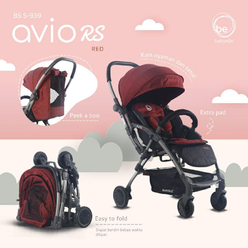 Babyelle Stroller kereta bayi AVIO RS terbaru S939 RS