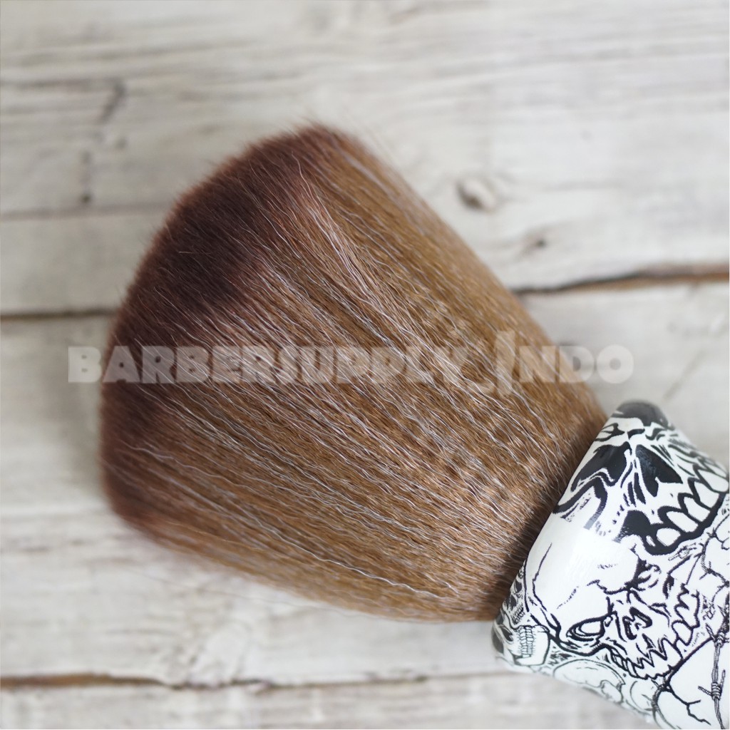 SIKAT / KUAS / BRUSH NYLON SANGAT HALUS NECK BRUSH LEHER MUKA MOTIF