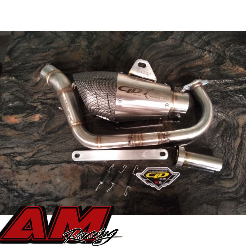 Knalpot CLD Racing Beat Beat fi Scoopy type Shark Series Original