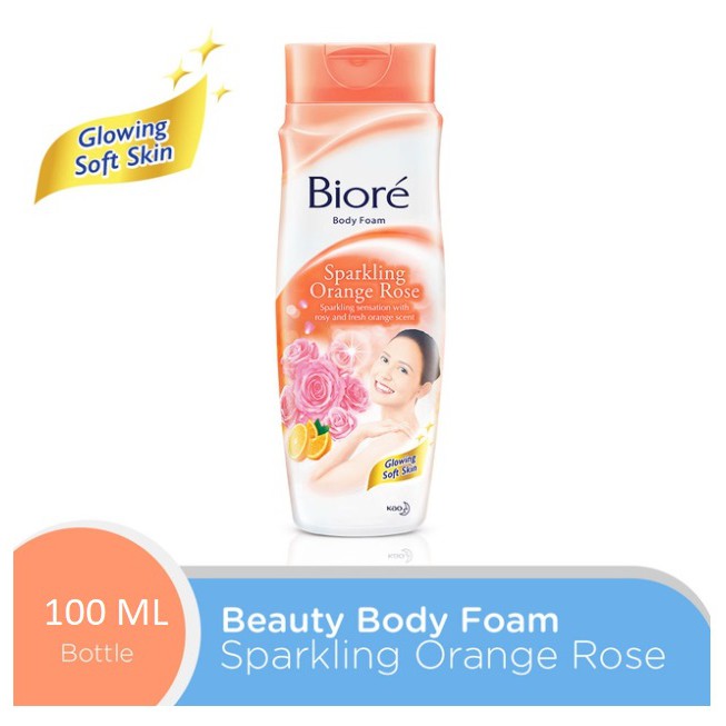 Jual Biore Body Foam Sparkling Orange Rose Botol Ml Shopee Indonesia