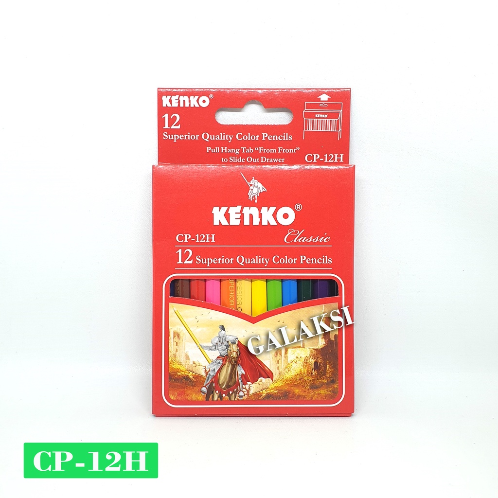 

PENSIL 12 WARNA PENDEK CP-12H KENKO