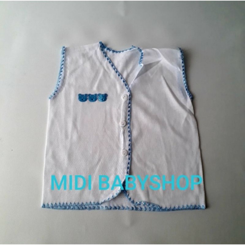 12 pcs Baju Bayi Tanpa Lengan Perempuan Nita Baby