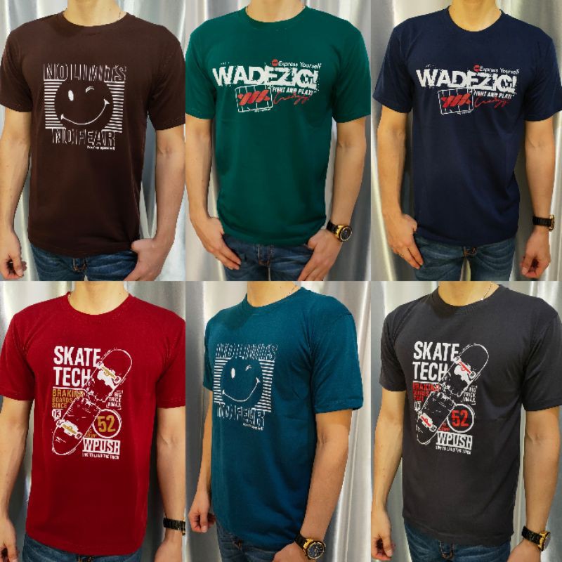 Kaos oblong murah tulisan basic BLAST uk M L XL XXL