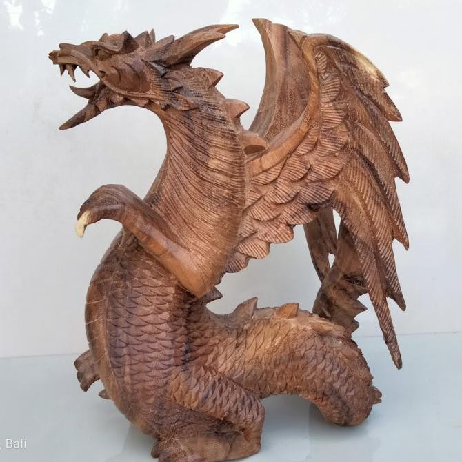 Buruan Serbu] Patung Naga - Patung Naga Kayu