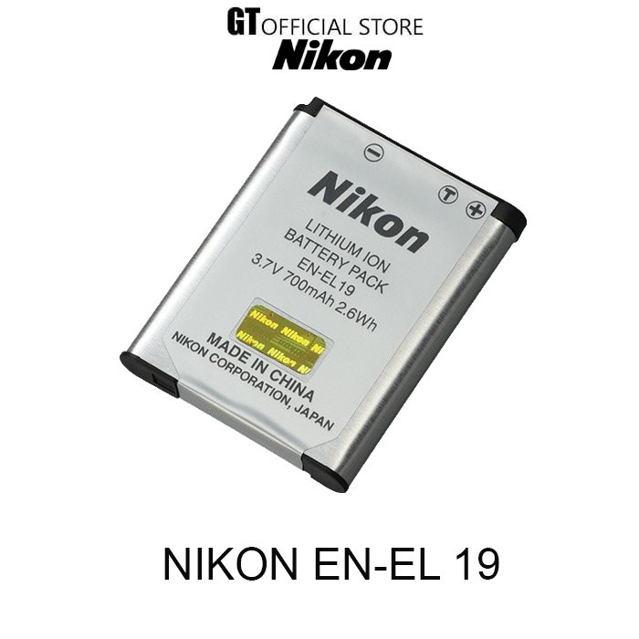Nikon EN EL 19 enel 19 en el19 battery pack baterai kamera