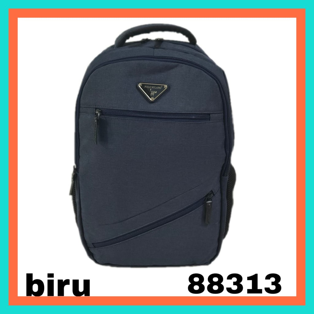 Tas Pria RANSEL POLO MILANO 88313 MURAH BACKPACK Tas KERJA Tas TARVELING Tas Unisex