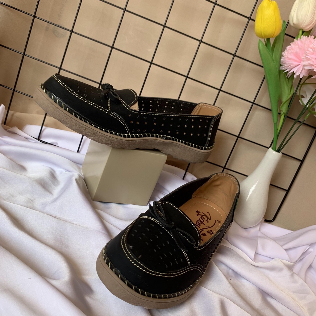 (TANPA KARDUS) SLP.06 6 sepatu cewek kulit termurah sepatu wanita flat shoes terlaris Sandal Slop Slip On Wanita Sandal Cewek  SLIP ON WANITA TERBARU KEKINIAN FLATSHOES KOREAN STYLE SEPATU CEWEK SLIPON FLAT SHOES CASUAL SANTAI RAMADHAN SALE FLATSHOES