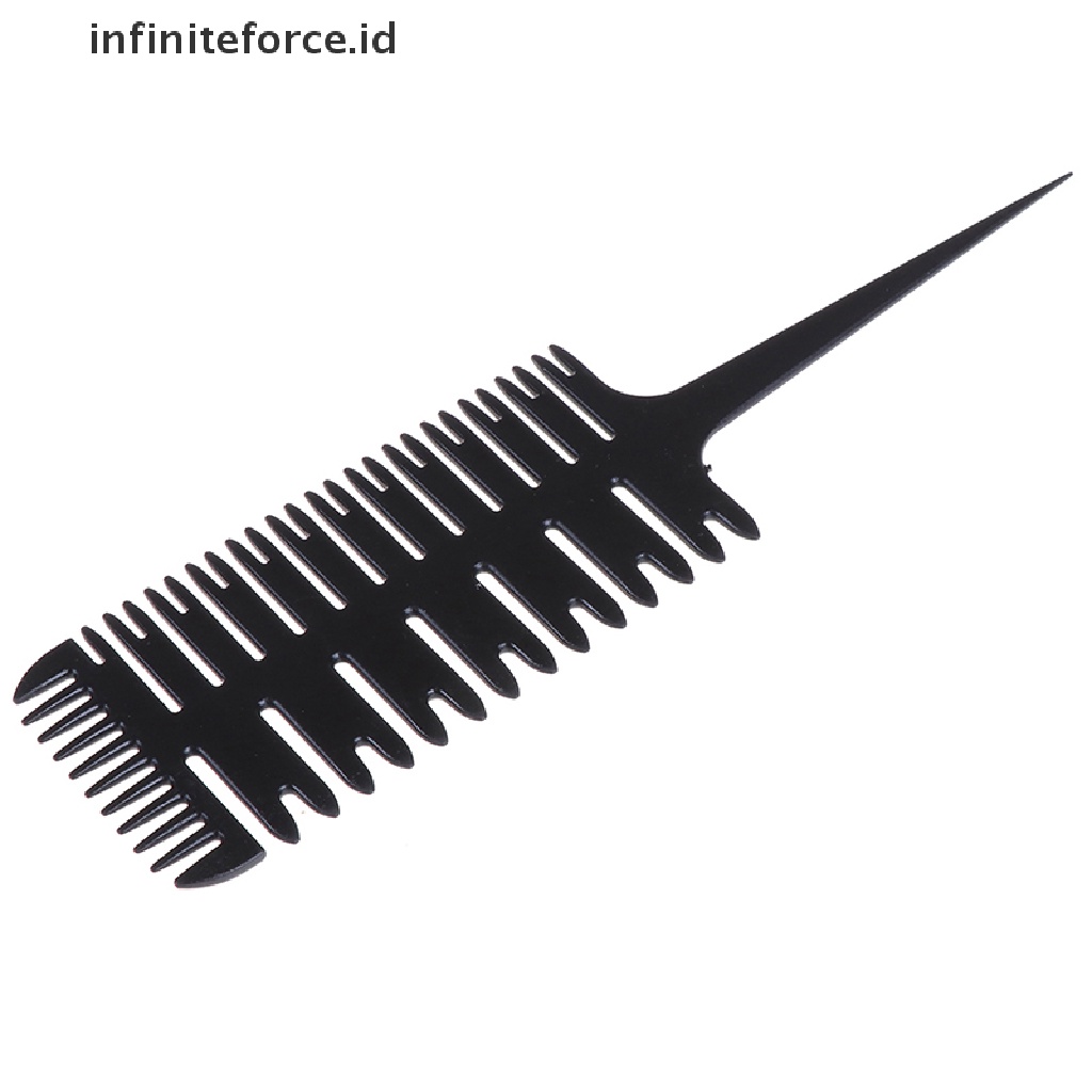 Infiniteforce.id 1pc Sisir Cat Rambut Bentuk Tulang Ekor Untuk Salon / Barber