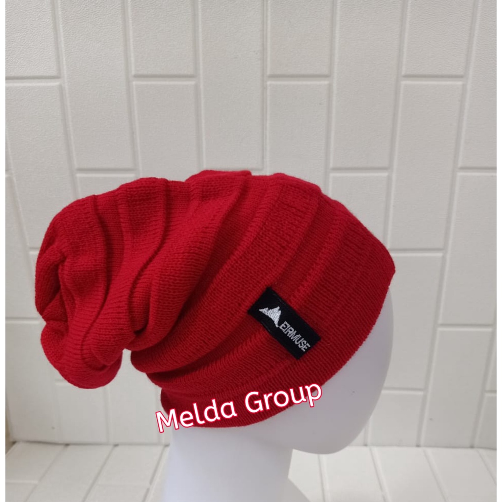 COD Termurah Topi Kupluk Eirmuse Import Rajut Tebal Good Quality