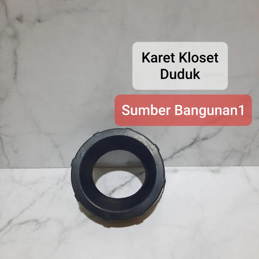 Karet gasket kloset duduk hitam karet closet