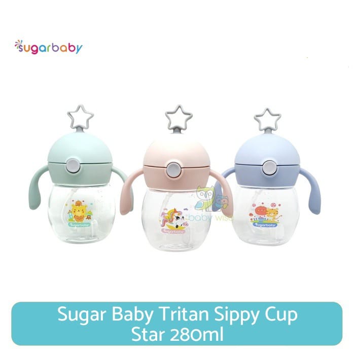 SUGARBABY TRITAN SIPPY CUP STAR / BOTOL MINUM ANAK