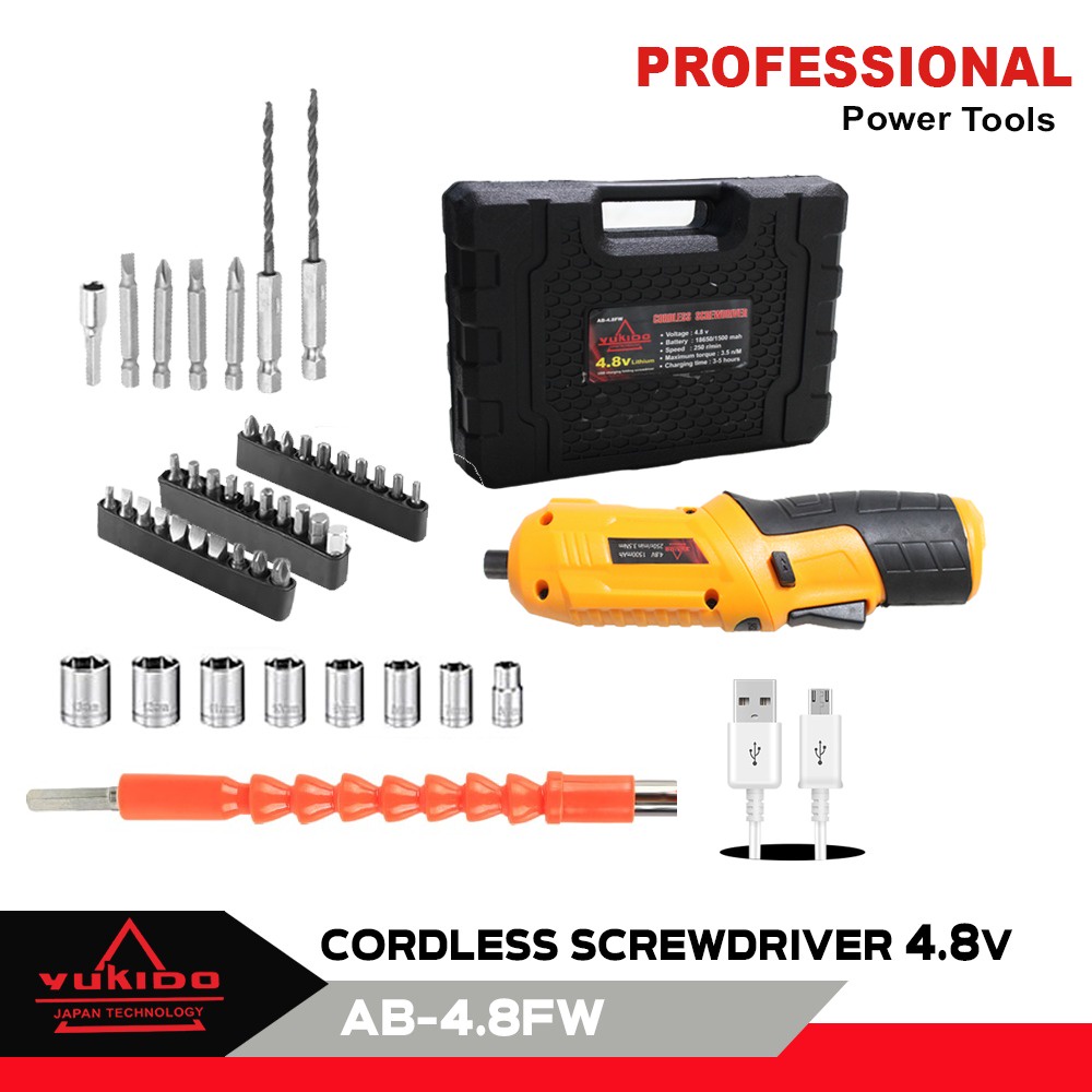 MESIN BOR CORDLESS RYU CORDLESS RCD4.8V-1 RYU USB CORDLESS RCD 4.8 V-1 4.8V-1 4,8 SCREWDRIVER OBENG LISTRIK ALAT MESIN BOR DRILL ELEKTRIK