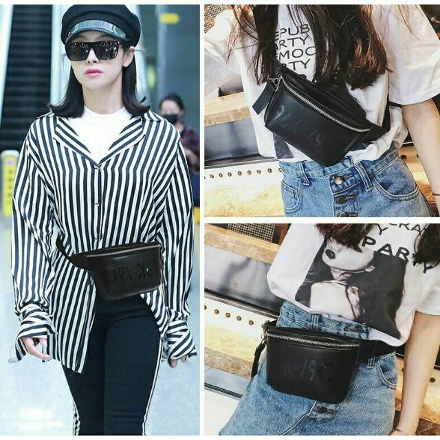 Tas Pinggang Selempang Kulit Wanita / Waist Bag Fashion Import WB-02