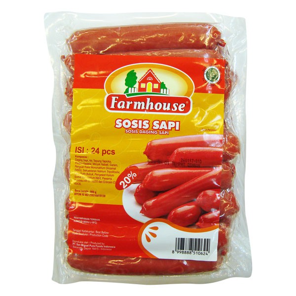 

Farmhouse Sosis Sapi 24 Pcs