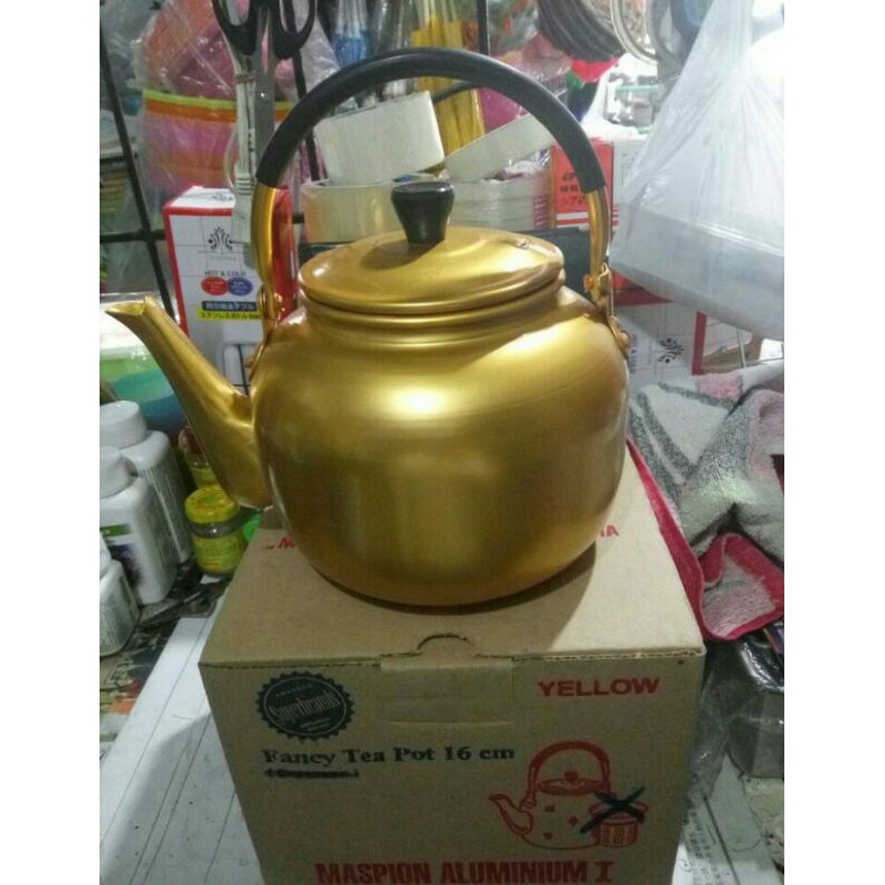 Teko kuningan antik 12cm maspion almunium