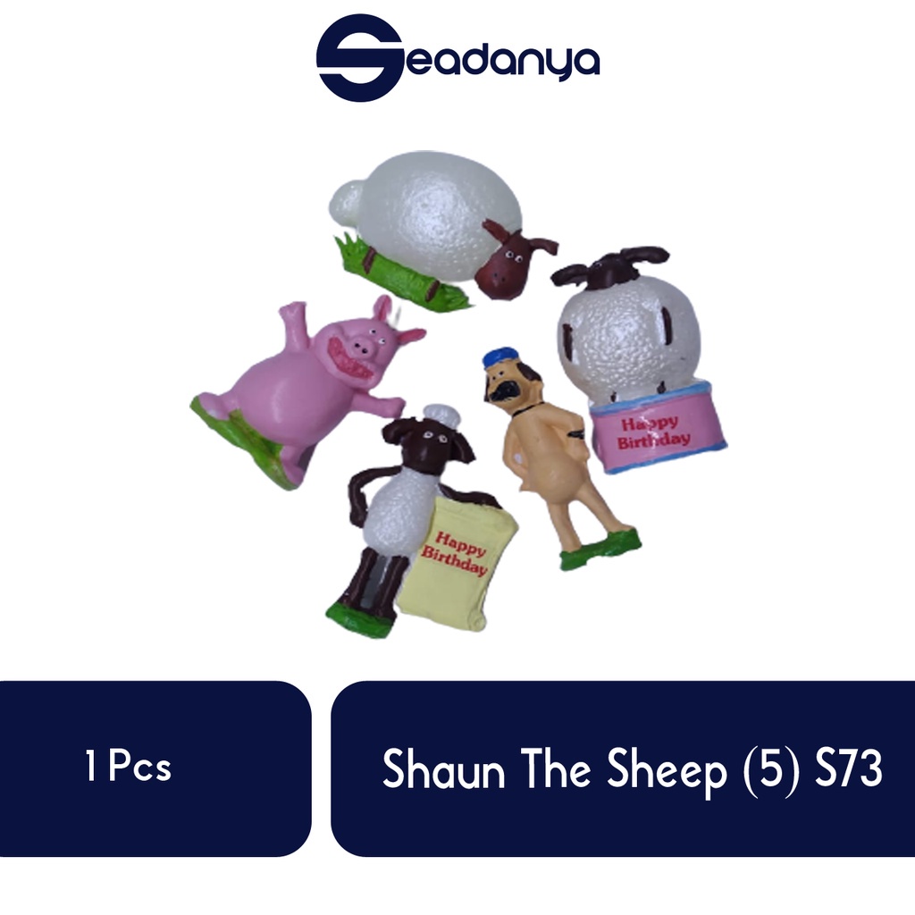 

Shaun The Sheep (5) S73/Mainan Shaun The Sheep/Hiasan Kue Tart/Hiasan Cake/Hiasan Kue ulang Tahun/Mainan Untuk CAKE/Pernak-Pernik Ulang Tahun/Mainan Shaun The Sheep Lucu/Shaun The Sheep Untuk Hiasan Cake