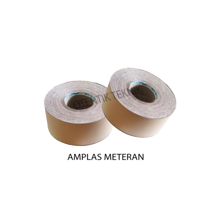 AMPLAS METERAN 1 ROLL GRIT 180 - AMPLAS METER NOMOR 180 - AMPLAS ROLL 4X50M