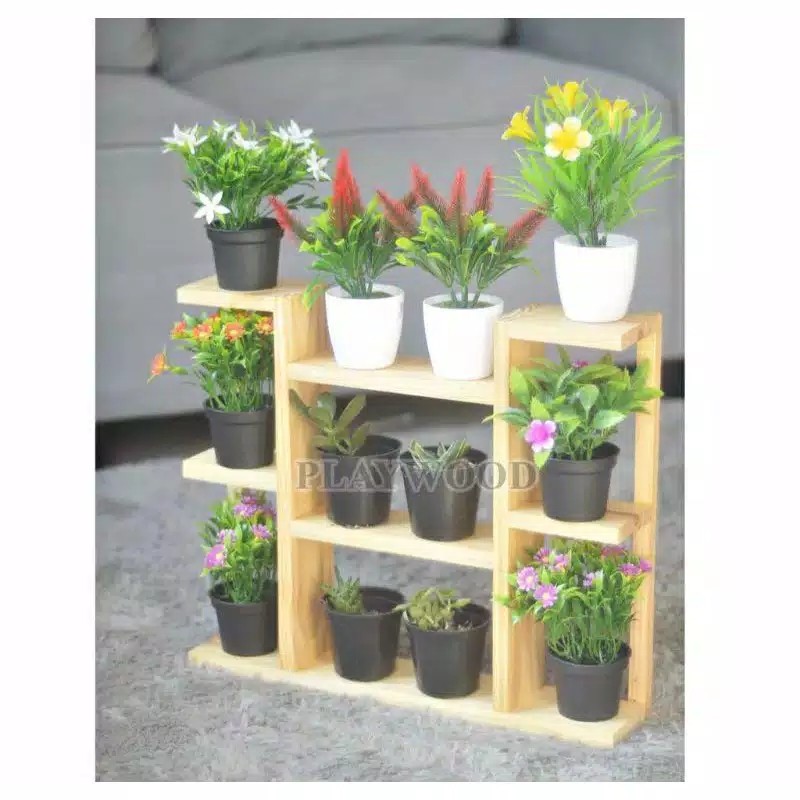Rak bunga mini-mini - perabotan rumah tangga aesthetic