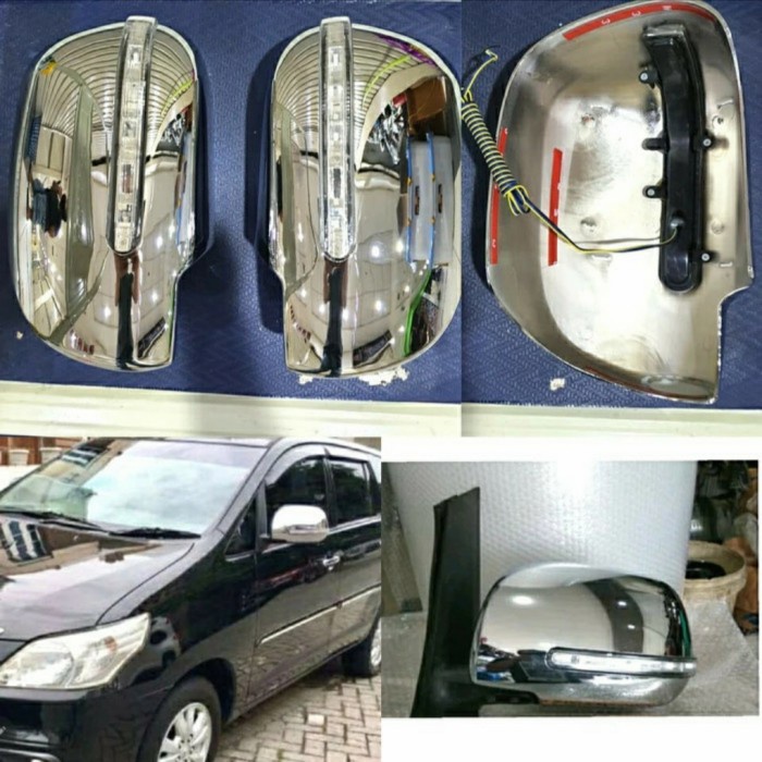 COVER BATOK SPION CHROME + LAMPU SEIN MOBIL NEW INNOVA 2012-2015