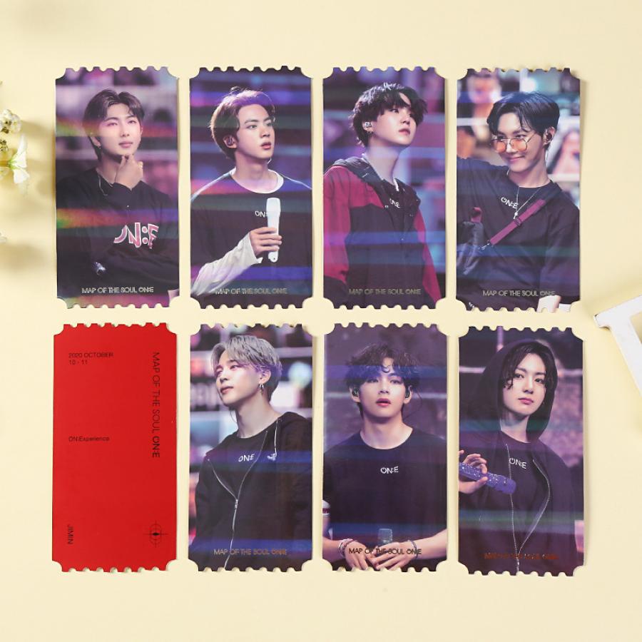 7pcs Kartu Foto KPOP BTS MAP OF THE SOUL ONE Untuk Koleksi