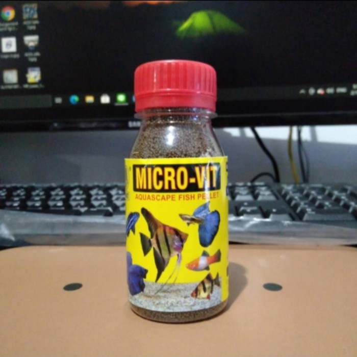 AKARI - MICRO VIT Pelet Ikan Kecil Aquascape Tipe Floating 50 Gram