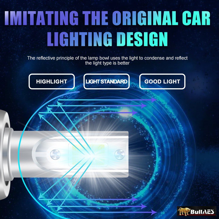 Lampu C6 LED 36 W COB Mobil Motor SOCKET H11 Hot Item