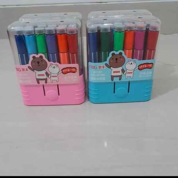

Stok lagi || PnD Set Spidol Water Color Stempel 12 warna / Spidol stempel unik / hadiah lomba ||Masih@banyak
