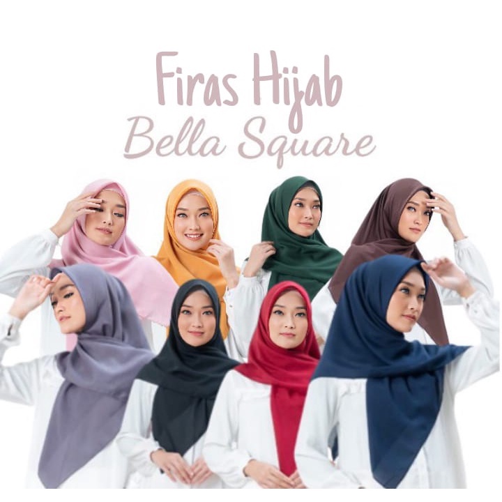 Hijab Segiempat BELLA SQUARE/ Vine Polos