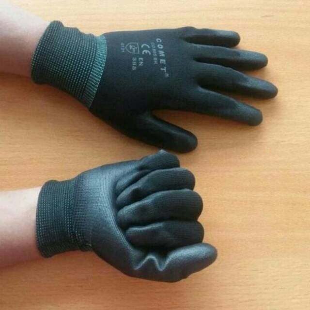 Sarung Tangan palm fit Comet CG 805 BK  HITAM bisa (COD)