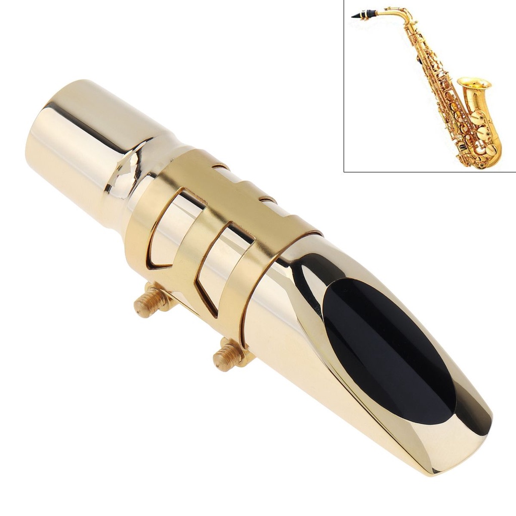 Mouthpiece Alto bE Lapis Emas Untuk Saxophone Klasik